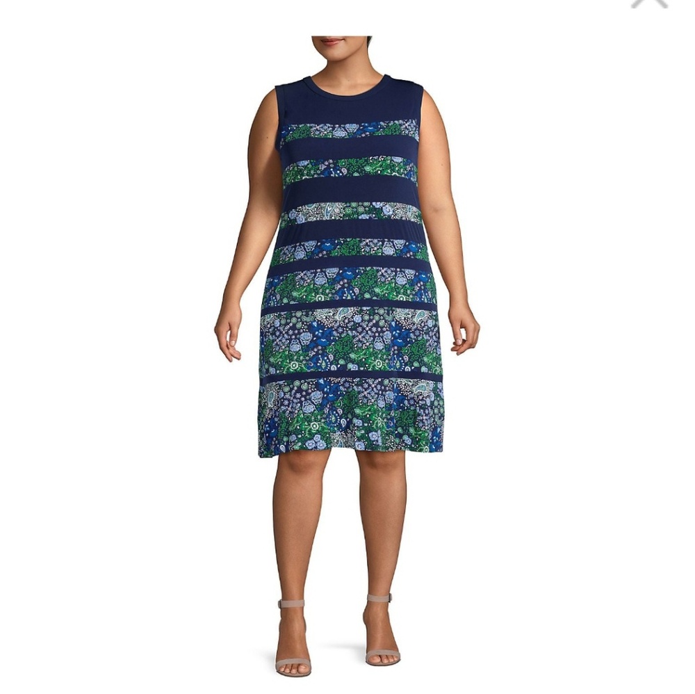 Michael Kors plus Paisley Remix Shift F